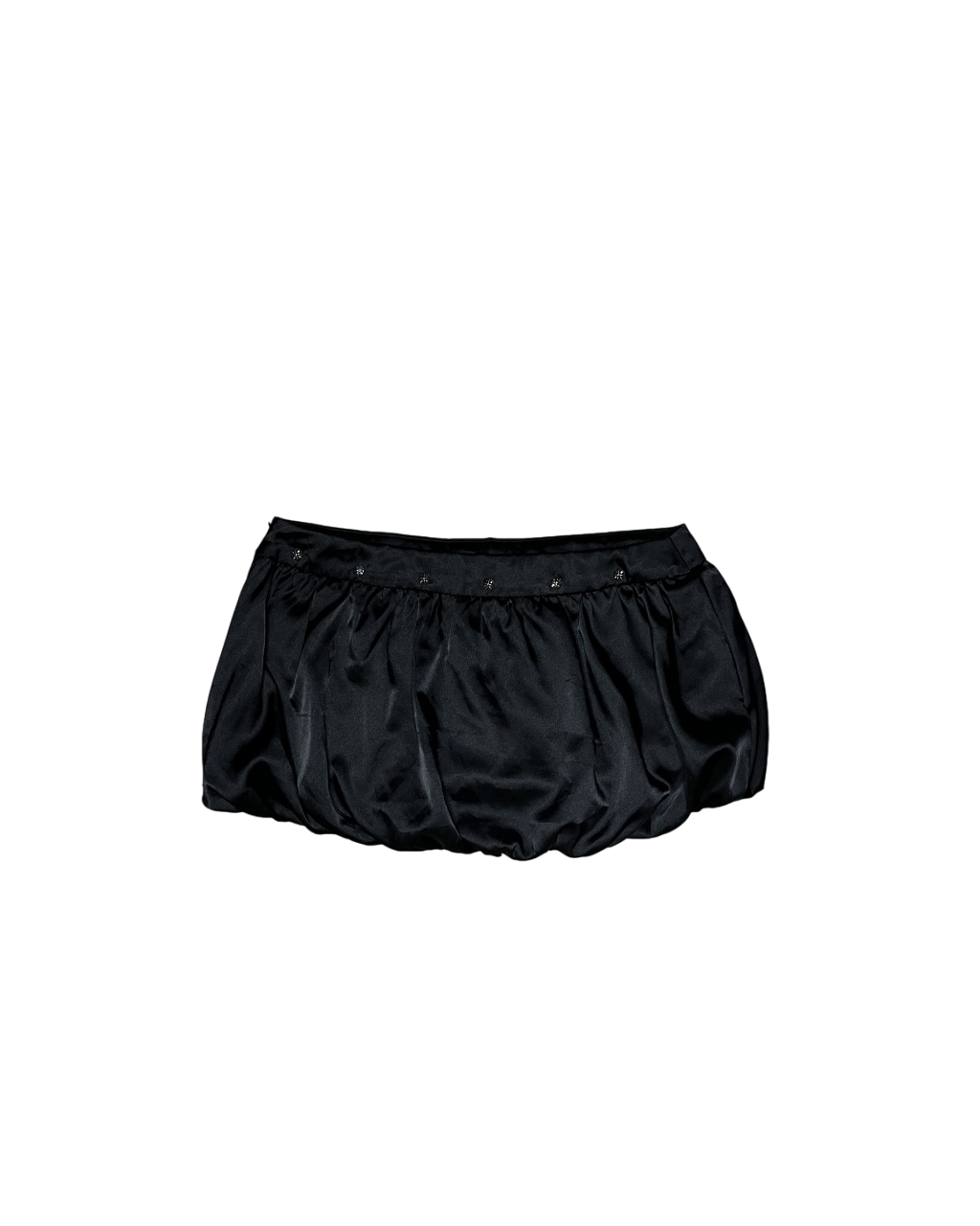 1 of 1 Runway Satin Mini Skirt