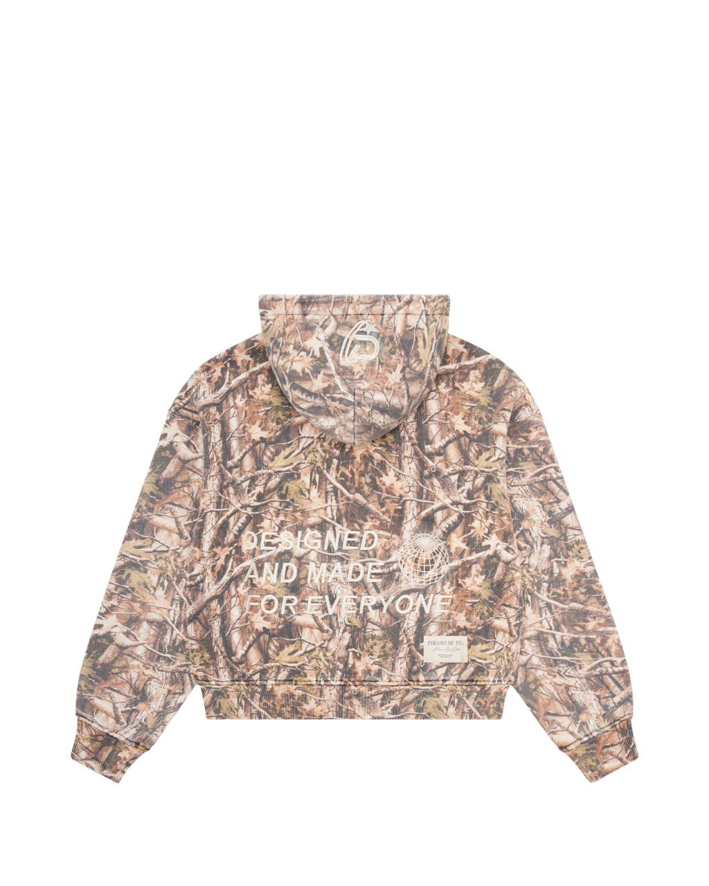 Vintage Camo Zip Up Hoodie