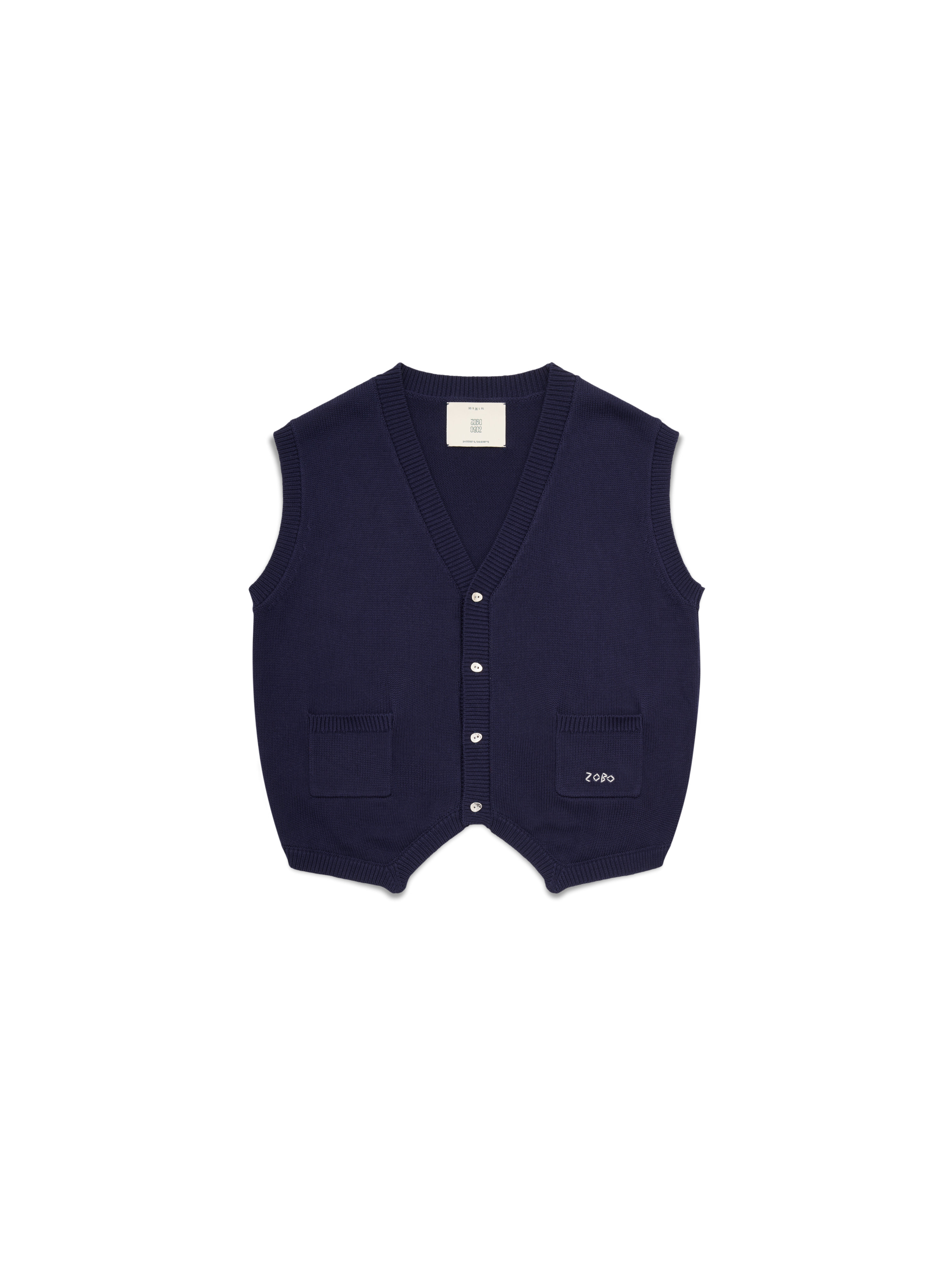 Cropped Cardigan - Midnight Blue