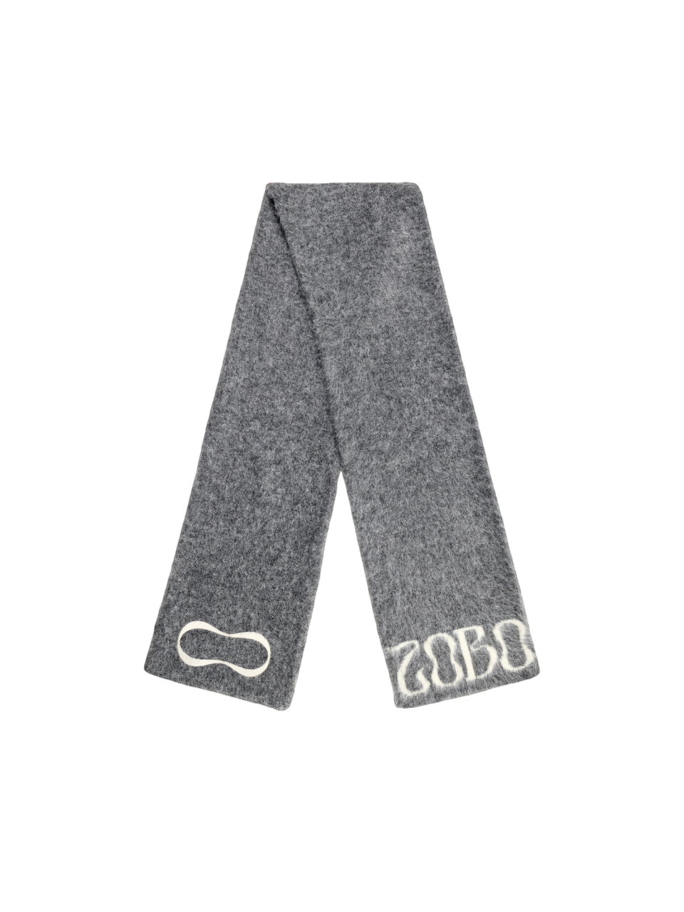 Alpaca 2m Scarf - Dark Ash Grey